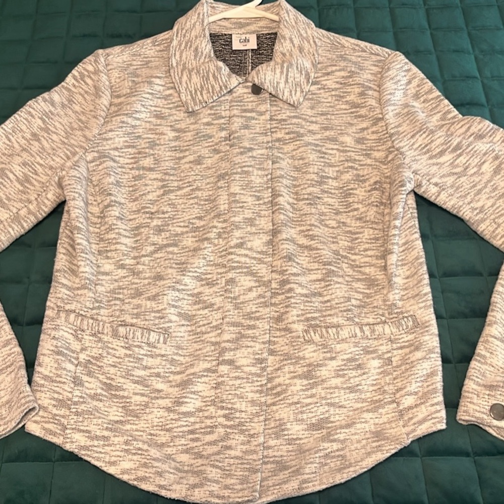 CAbi Women's White & Black Jacket